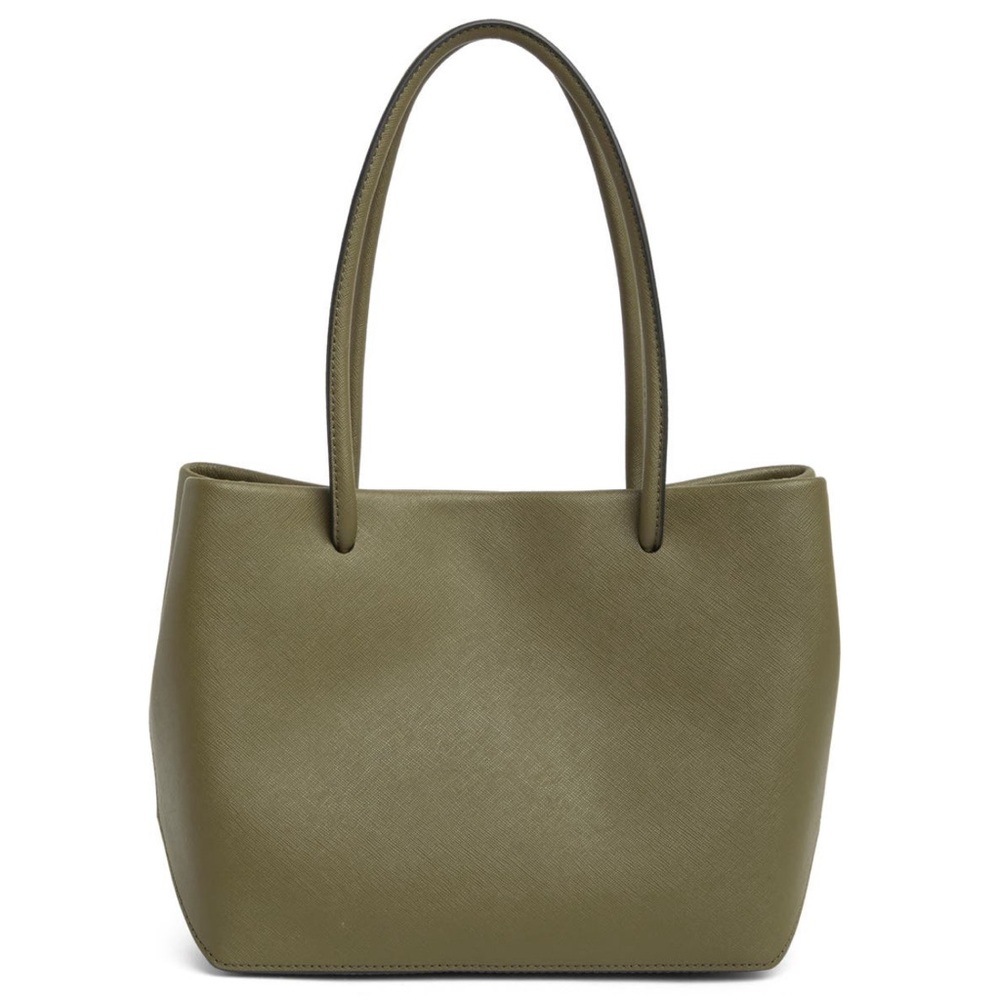 Marc Jacobs Logo Embossed Saffiano Leather Small Tote - Beech - Picture 2 of 8